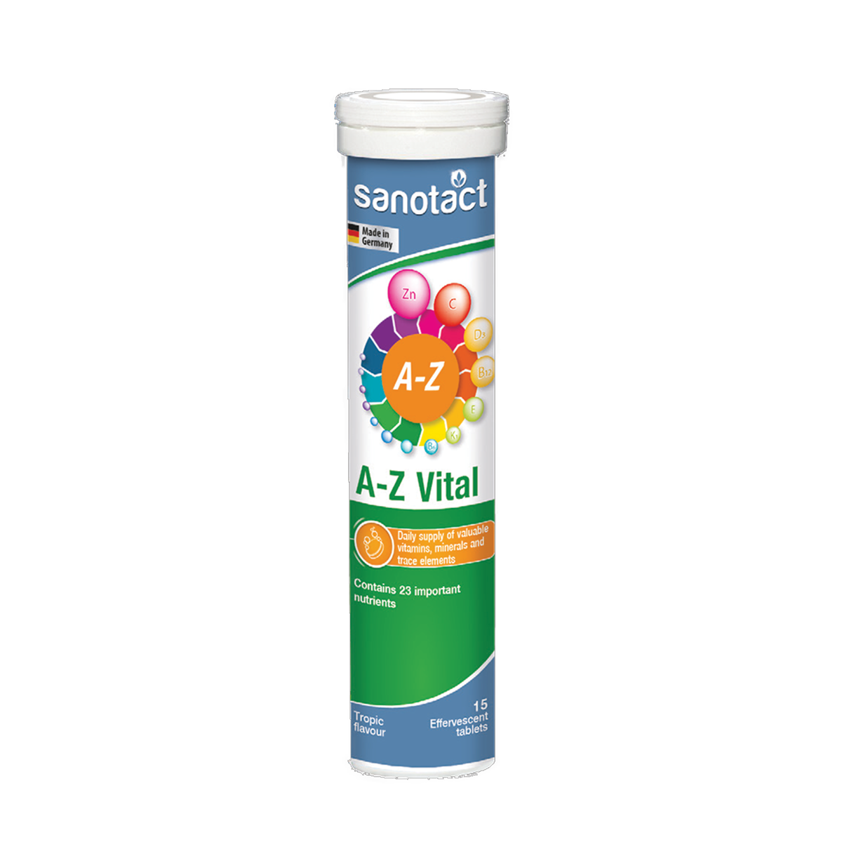 Sanotact A-Z Vital 15 Effervescent Tablets